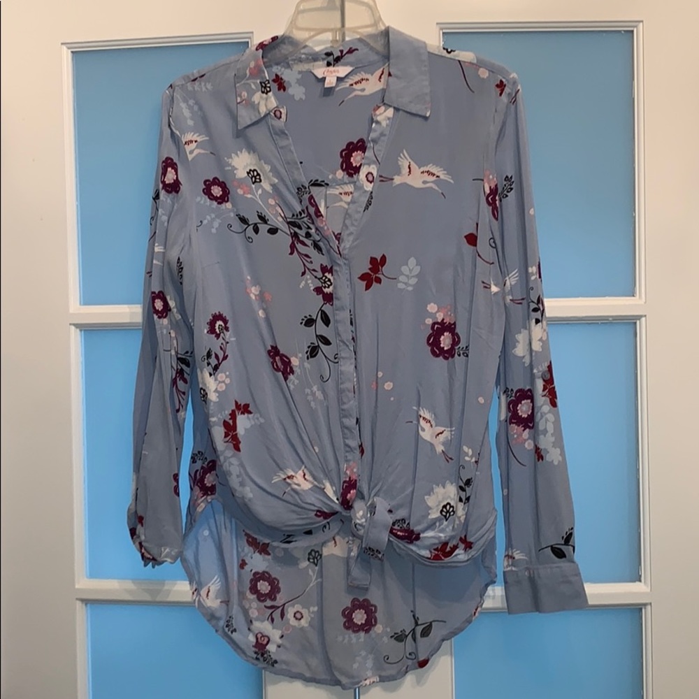 Light Blue button up